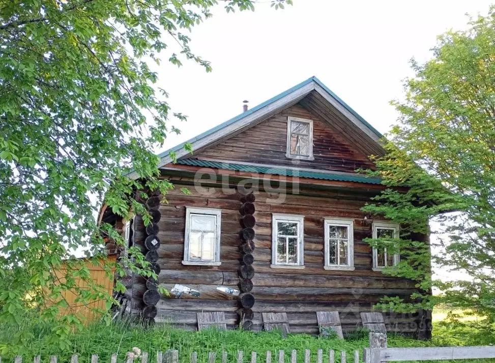 Дом в Вологодская область, Вожегодский муниципальный округ, д. Коневка ... - Фото 1