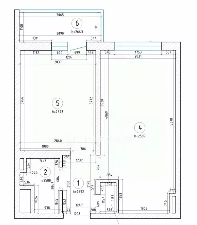 1-к кв. Санкт-Петербург Северный просп., 107 (32.7 м) - Фото 1