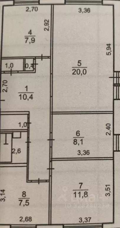 4-к кв. Карелия, Петрозаводск ул. Ровио, 28 (70.0 м) - Фото 2
