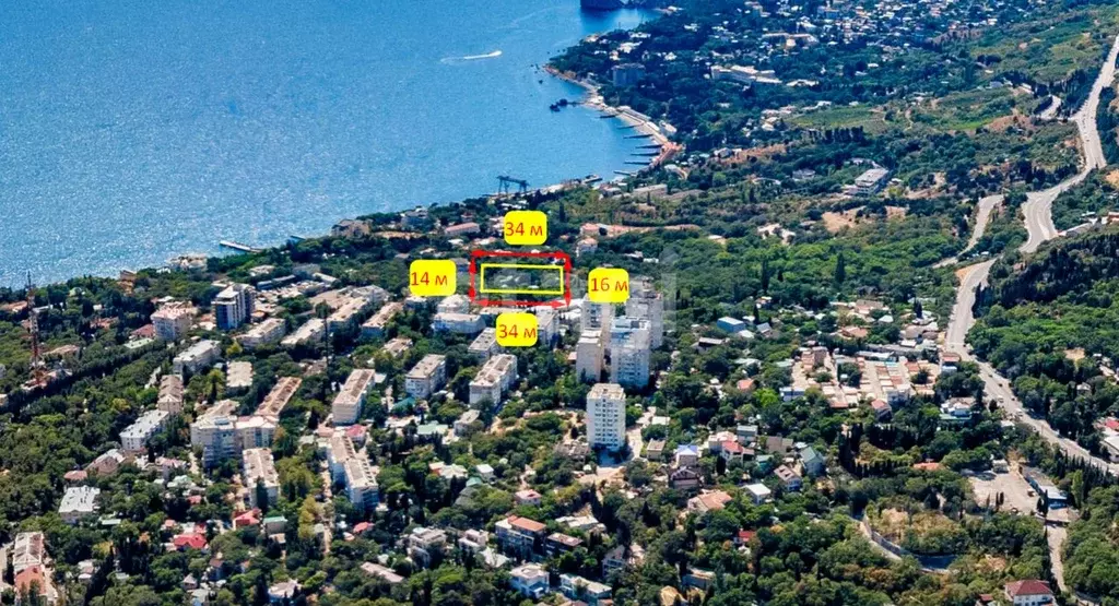 Участок в Крым, Алупка спуск Южнобережный (5.0 сот.) - Фото 1