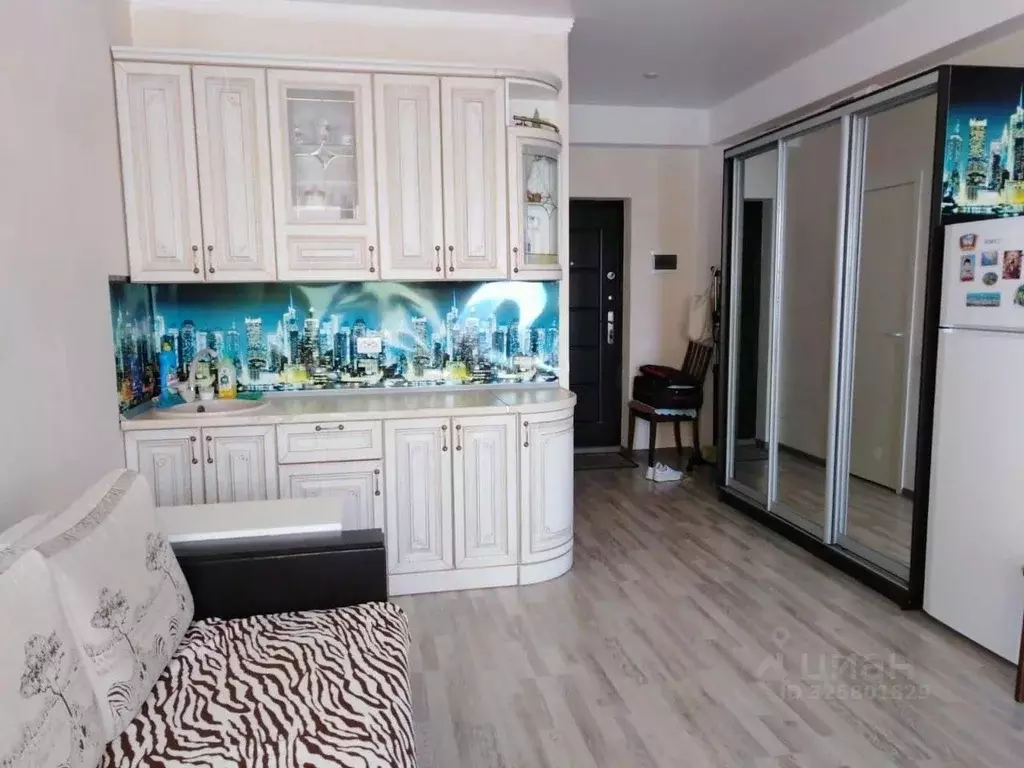 Студия Краснодарский край, Сочи Адлер жилрайон, ул. ... - Фото 1