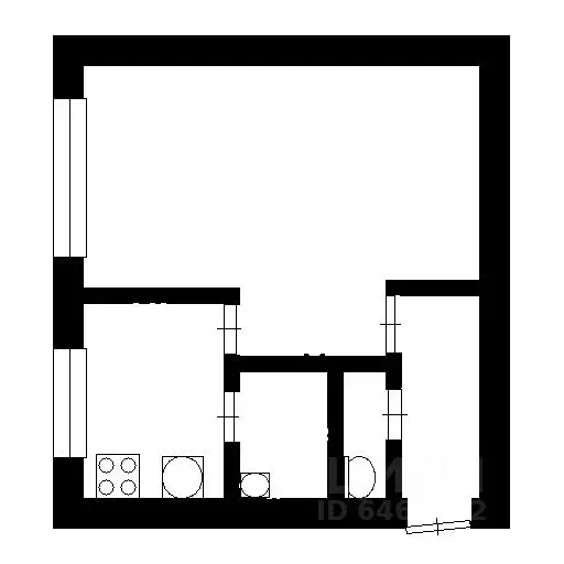 1-к кв. Самарская область, Тольятти Молодежный бул., 11 (31.4 м) - Фото 1