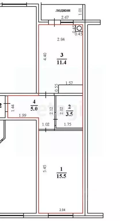 1-к кв. Ульяновская область, Ульяновск Камышинская ул., 105 (35.4 м) - Фото 1