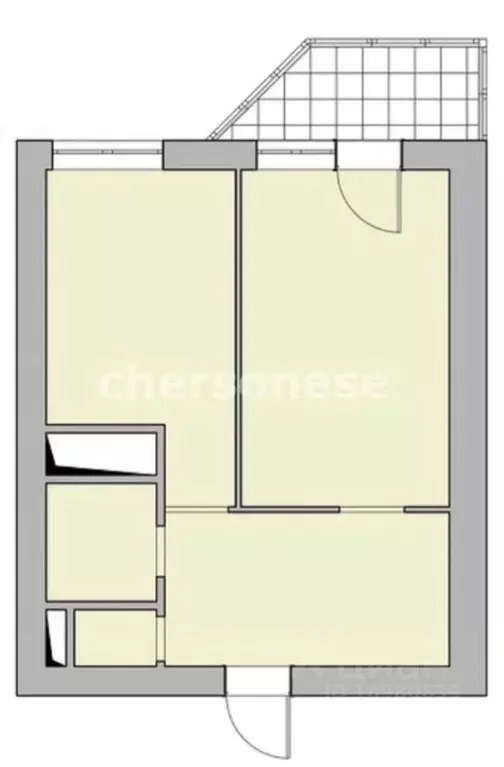 1-к кв. Севастополь просп. Героев Сталинграда, 33 (31.3 м) - Фото 2