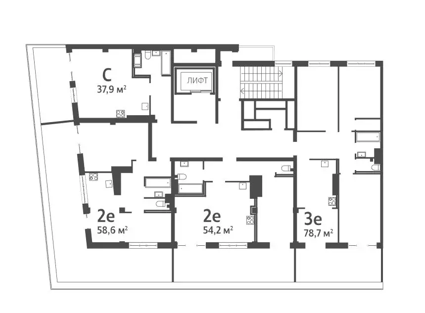 1-к кв. Санкт-Петербург Ремесленная ул., 15 (59.3 м) - Фото 1