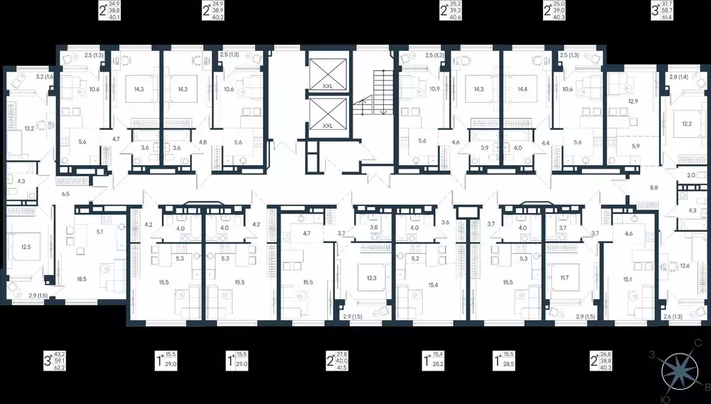 Студия Пермский край, Пермь ул. Космонавта Беляева, 17 (29.0 м) - Фото 2