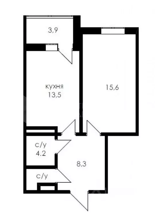 1-к кв. Тюменская область, Тюмень ул. Николая Зелинского, 1к1 (48.0 м) - Фото 1