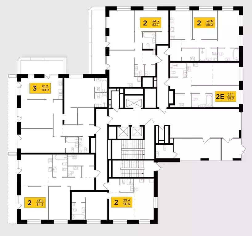 3-к кв. Москва ул. Эдуарда Стрельцова, 2к2 (80.4 м) - Фото 1