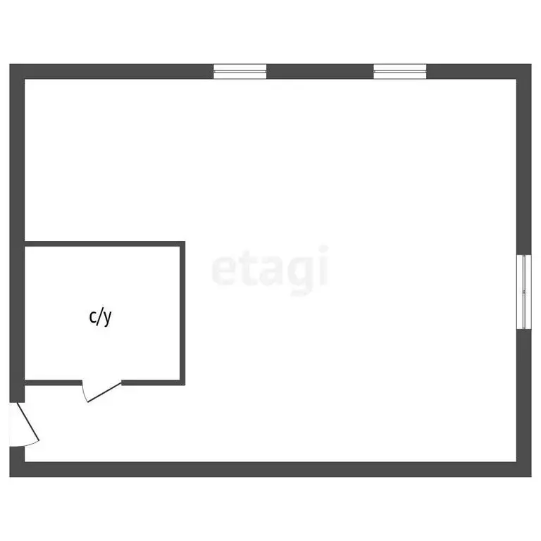 1-комнатная квартира: Кыштым, улица В.А. Дёмина, 6 (30 м) - Фото 1
