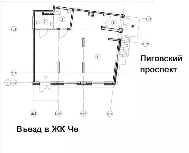 Торговая площадь в Санкт-Петербург Лиговский просп., 287 (111 м) - Фото 0