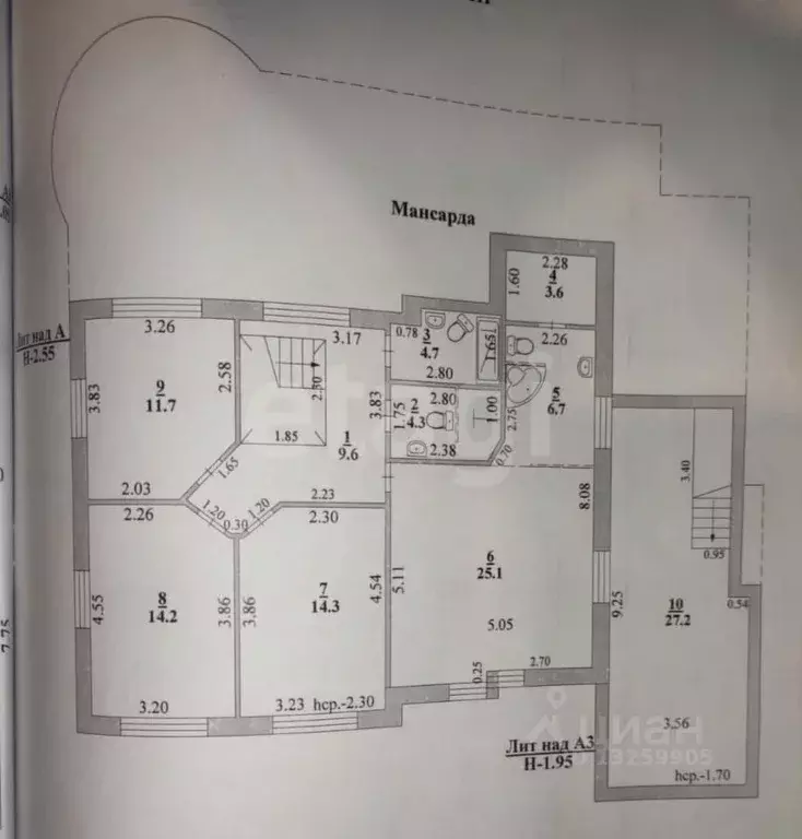 Дом в Липецкая область, Липецк ул. Юных Натуралистов, 6 (339 м) - Фото 2