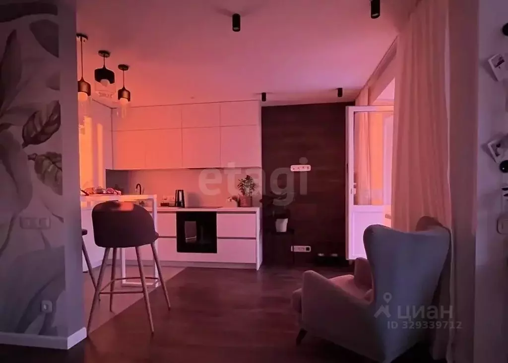 Студия Смоленская область, Смоленск ул. Нормандия-Неман, 7 (42.0 м) - Фото 2