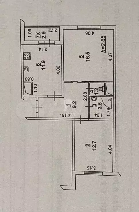 2-к. квартира, 56,5 м, 19/19 эт. - Фото 0