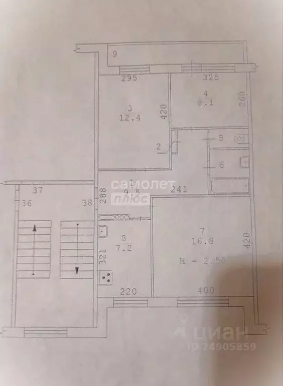 3-к кв. Свердловская область, Екатеринбург ул. Ангарская, 68 (58.0 м) - Фото 2