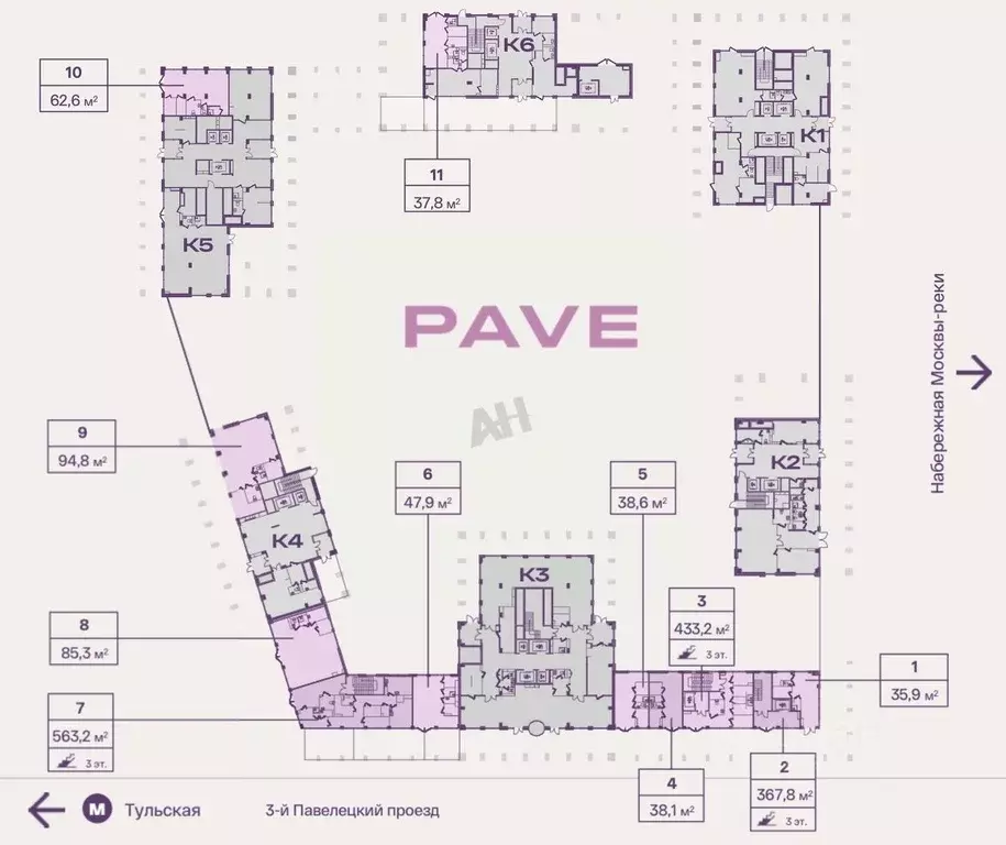Помещение свободного назначения в Москва 2-й Павелецкий проезд, 7С8 ... - Фото 2