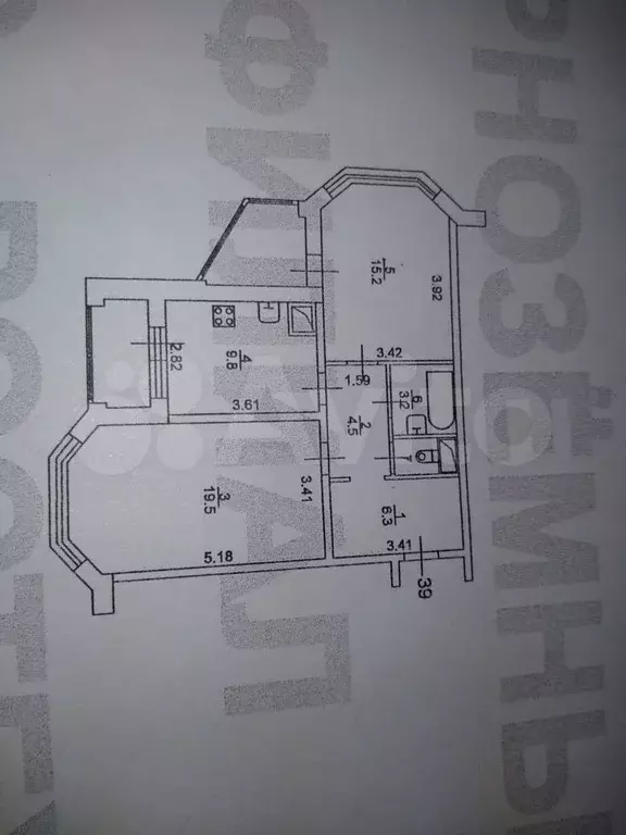 2-к. квартира, 65,8 м, 9/17 эт. - Фото 0