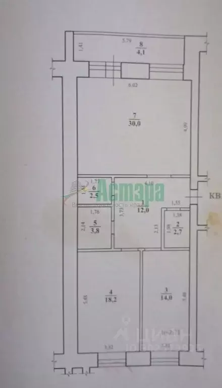 2-к кв. Забайкальский край, Чита Северный мкр, 48 (87.3 м) - Фото 1