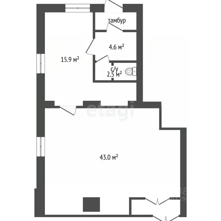 Помещение свободного назначения в Мордовия, Саранск Загородная ул., 18 ... - Фото 2