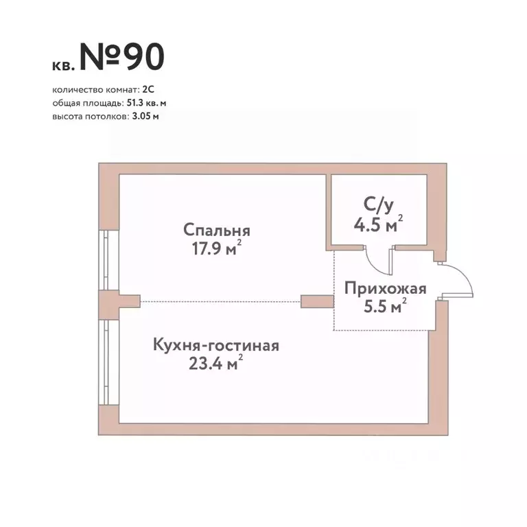 2-к кв. Новосибирская область, Новосибирск Флора и Фауна жилой ... - Фото 0