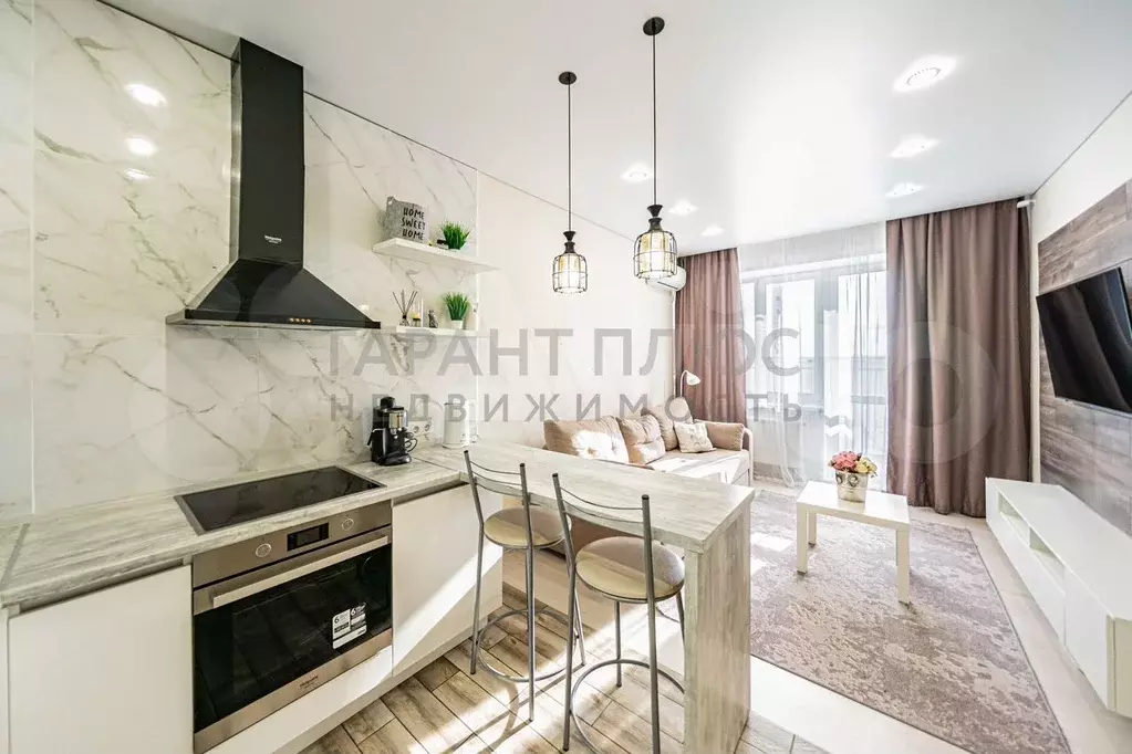 1-к. квартира, 42,9 м, 17/21 эт. - Фото 1