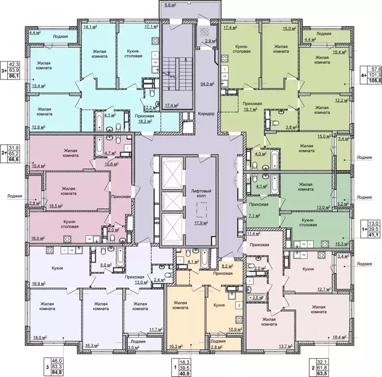 1-к кв. Нижегородская область, Нижний Новгород Мои Цветы жилой ... - Фото 2