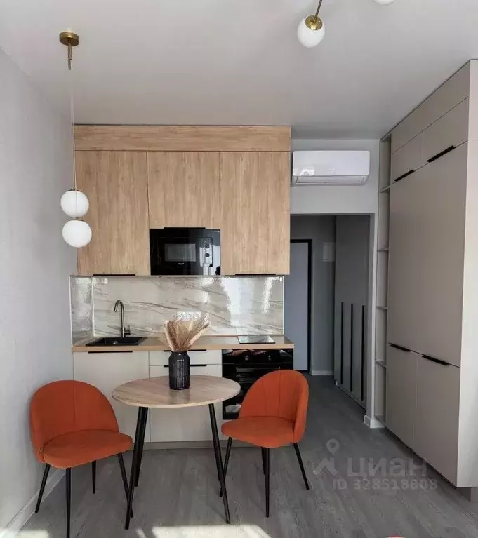 Студия Москва Новоостаповская ул., 20 (24.0 м) - Фото 2