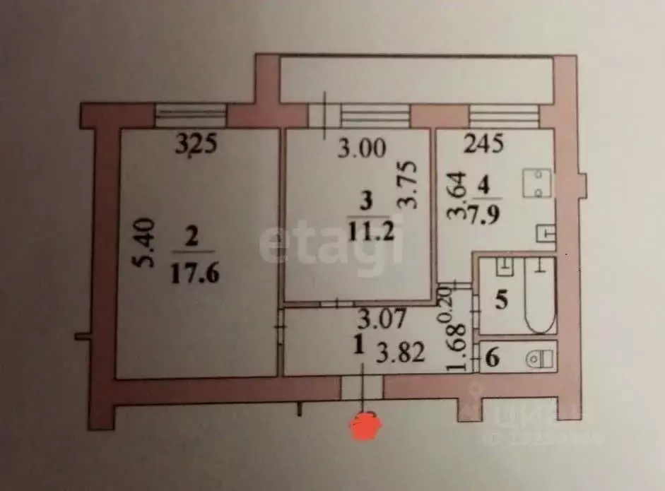 2-к кв. Липецкая область, Липецк ул. Катукова, 30 (49.3 м) - Фото 2