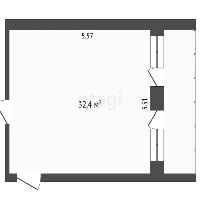 Офис (17.8 м) - Фото 1