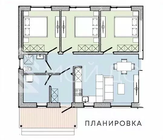 Дом в Сахалинская область, Анивский городской округ, с. Мицулевка  (70 ... - Фото 1