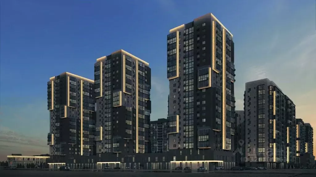 2-к кв. Татарстан, Казань Родины мкр, Наследие жилой комплекс (58.33 ... - Фото 2