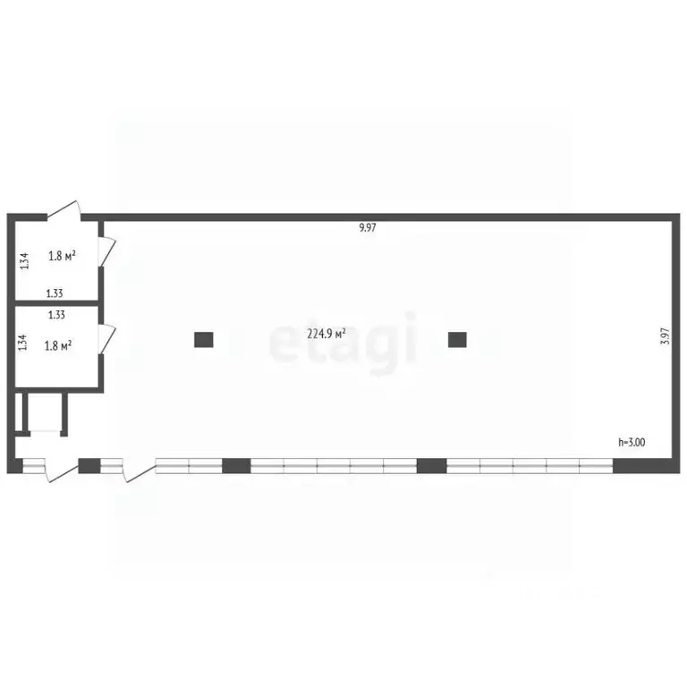 Офис в Краснодарский край, Крымск ул. Комарова, 42А (225 м) - Фото 2