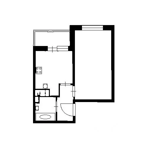 1-к кв. Ленинградская область, Мурино Всеволожский район, ул. ... - Фото 2