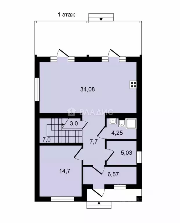 Дом в Владимирская область, Ковровский район, Доброград муниципальное ... - Фото 2