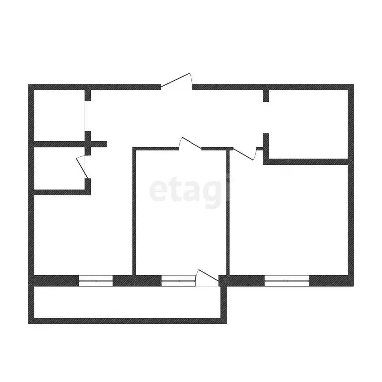 2-комнатная квартира: Иркутск, Красноярская улица, 57 (56.1 м) - Фото 1