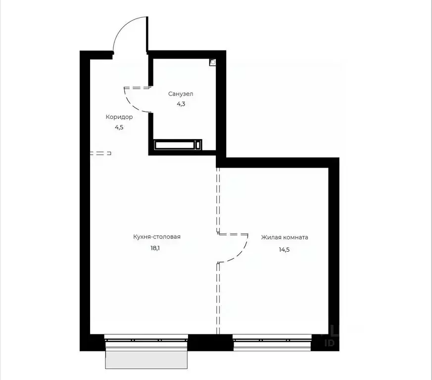 1-к кв. Пензенская область, Пенза Велларт Сити жилой комплекс (41.4 м) - Фото 1