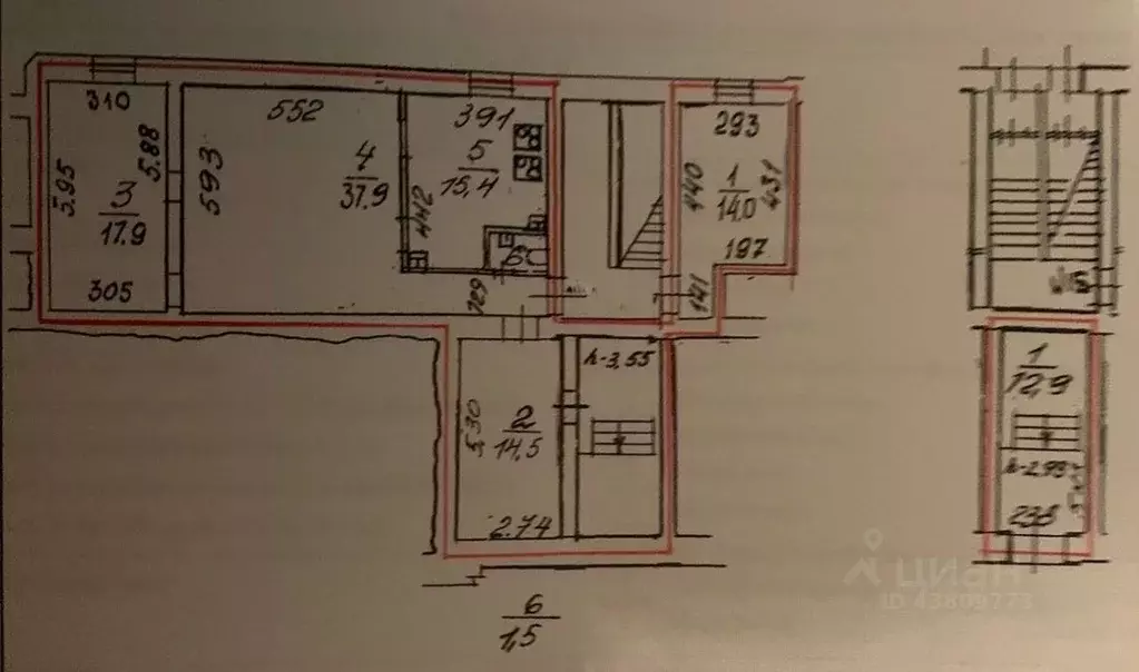 Помещение свободного назначения в Санкт-Петербург Большой ... - Фото 2