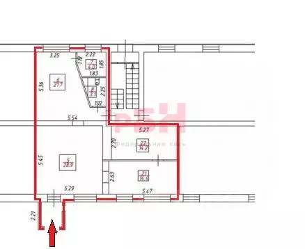 Торговая площадь в Свердловская область, Реж ул. Чапаева, 19 (86 м) - Фото 2