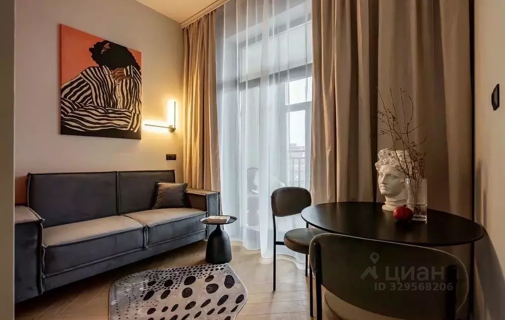 Студия Санкт-Петербург Благодатная ул., 50 (23.5 м) - Фото 1