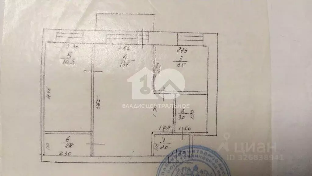 2-к кв. Кемеровская область, Кемерово ул. 40 лет Октября, 25 (42.9 м) - Фото 1