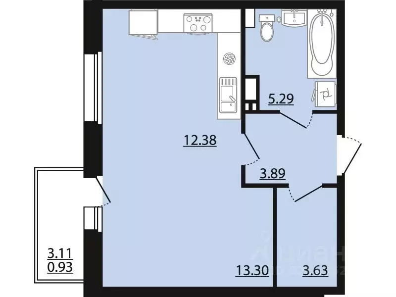 Студия Воронежская область, Рамонский район, Яменское с/пос, пос. ... - Фото 1