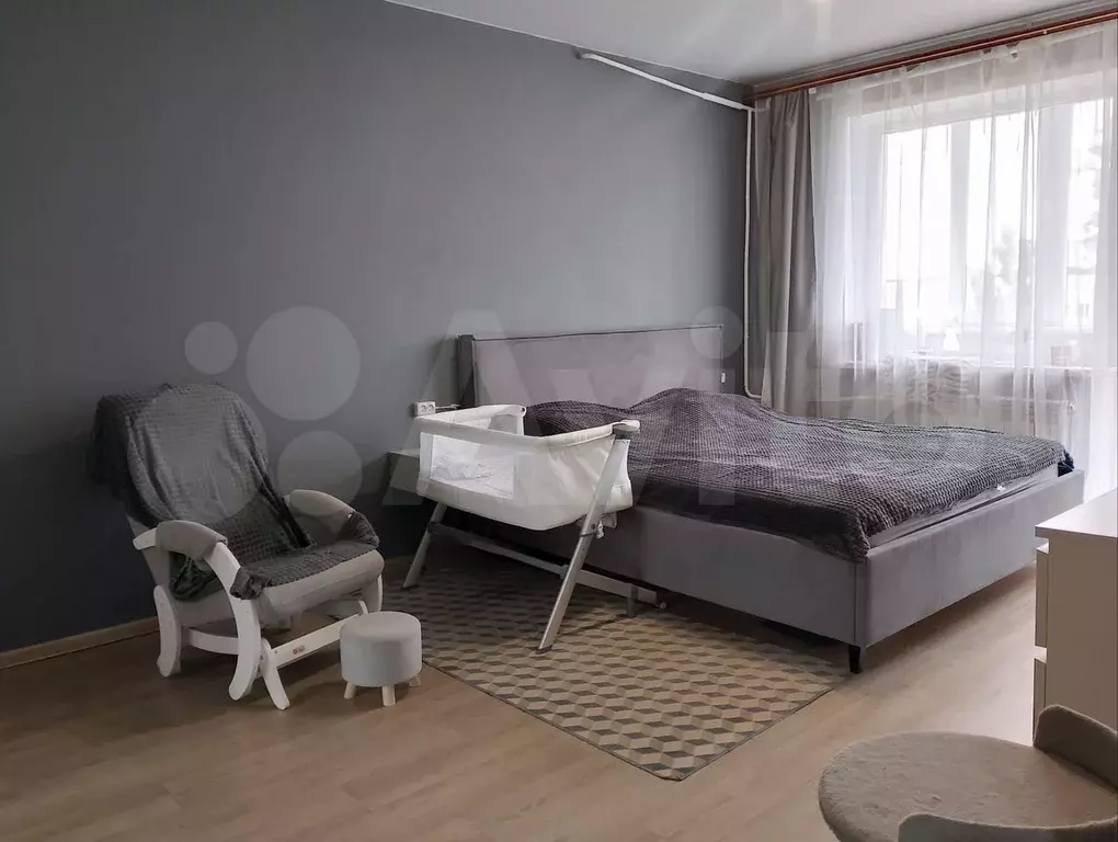 1-к. квартира, 37 м, 9/9 эт. - Фото 0