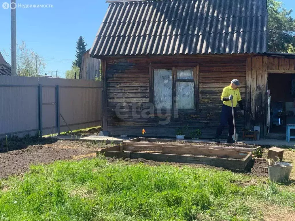 Участок в Тюмень, СНТ Электрон, Вечерняя улица (4.36 м) - Фото 1