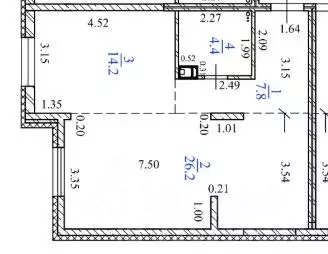 1-к кв. Самарская область, Тольятти ул. Фрунзе, 2В (52.5 м) - Фото 2