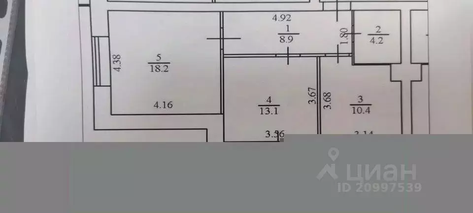 2-к кв. Новгородская область, Великий Новгород Нехинская ул., 36к1 ... - Фото 2