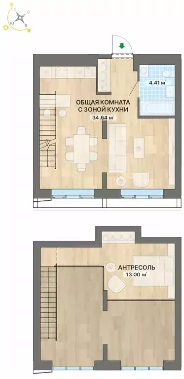 Квартира-студия: Екатеринбург, улица Кузнецова, 11А (52.05 м) - Фото 1