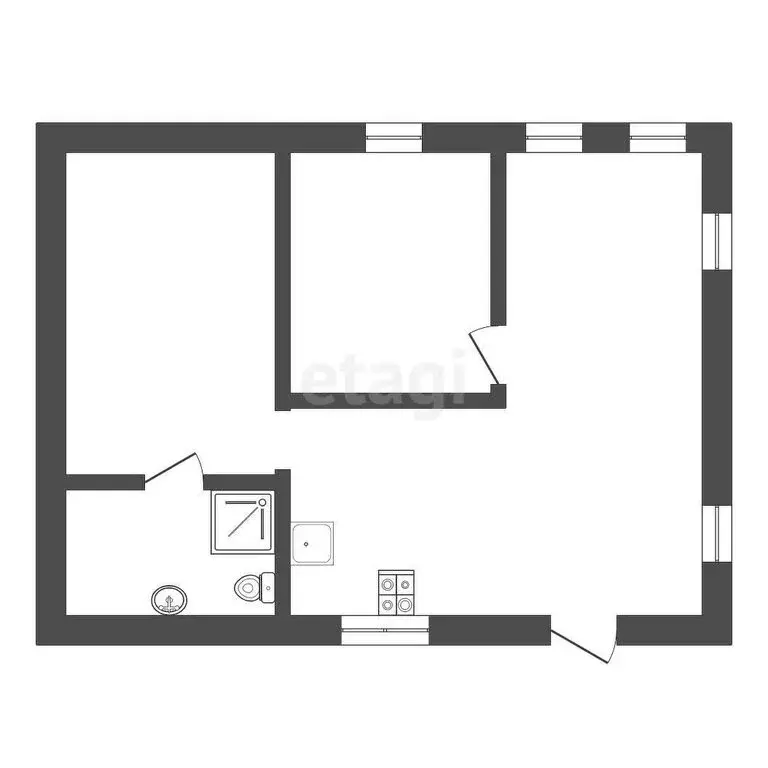 Дом в Тюмень, Локомотивная улица (64 м) - Фото 1