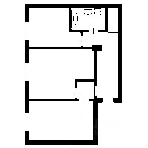 2-к кв. Татарстан, Казань ул. Сибгата Хакима, 3 (60.0 м) - Фото 1