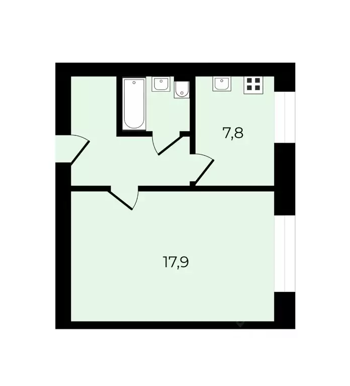 1-к кв. Москва ул. Лобачевского, 100 (37.4 м) - Фото 1