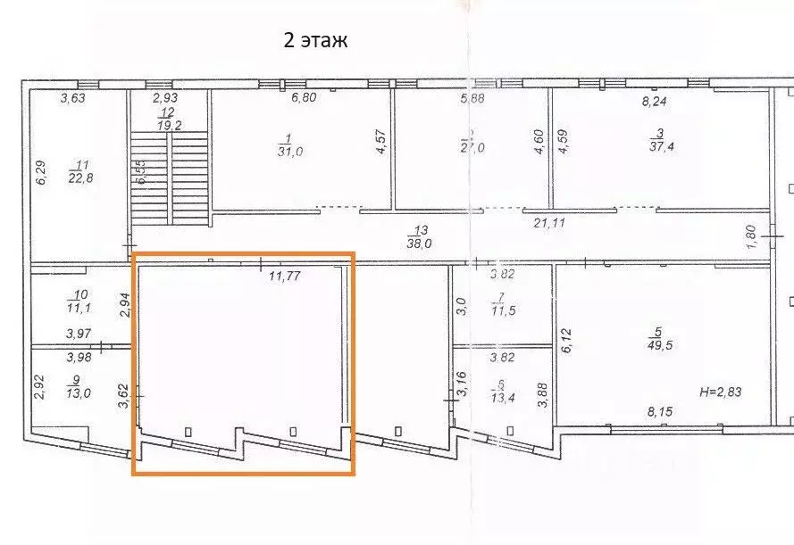 Офис в Коми, Сыктывкар Гаражная ул., 29 (51 м) - Фото 1