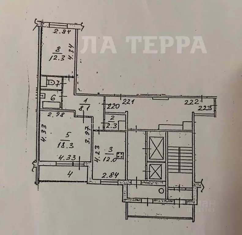 Квартира, 2 комнаты, 60.4 м - Фото 1